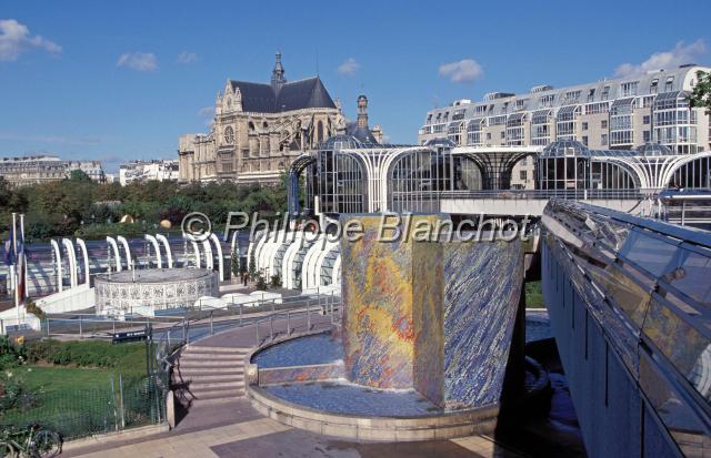 forum halles.JPG - Forum des Halles et Eglise Saint EustacheParis 1er, France